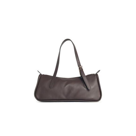Longchamp 'Looong' Brown Leather Bag Women - Picture 3 of 3